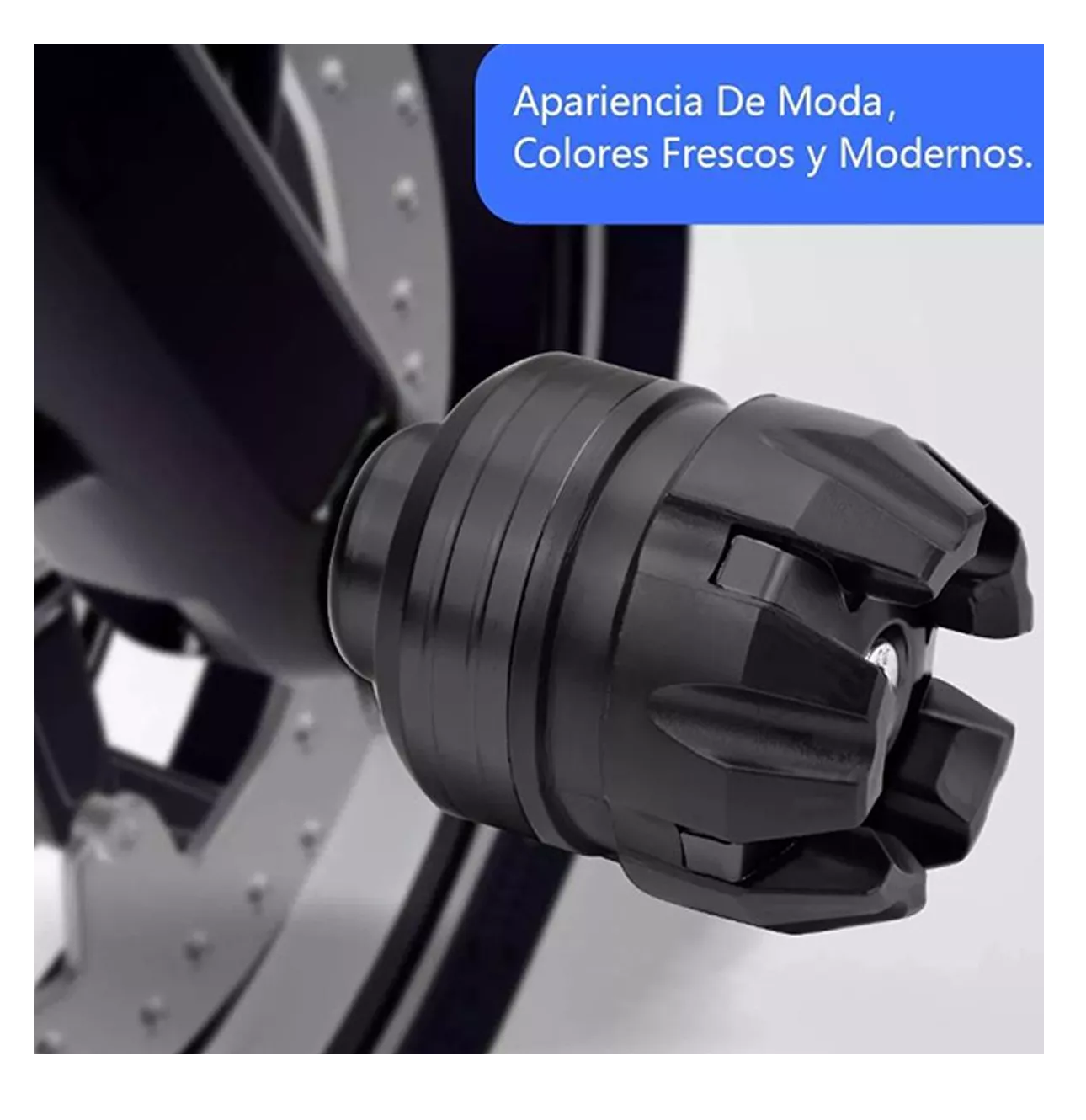 Foto 4 pulgar | Slider Eje De Llanta Universal Motocicleta 4 Pcs Negro