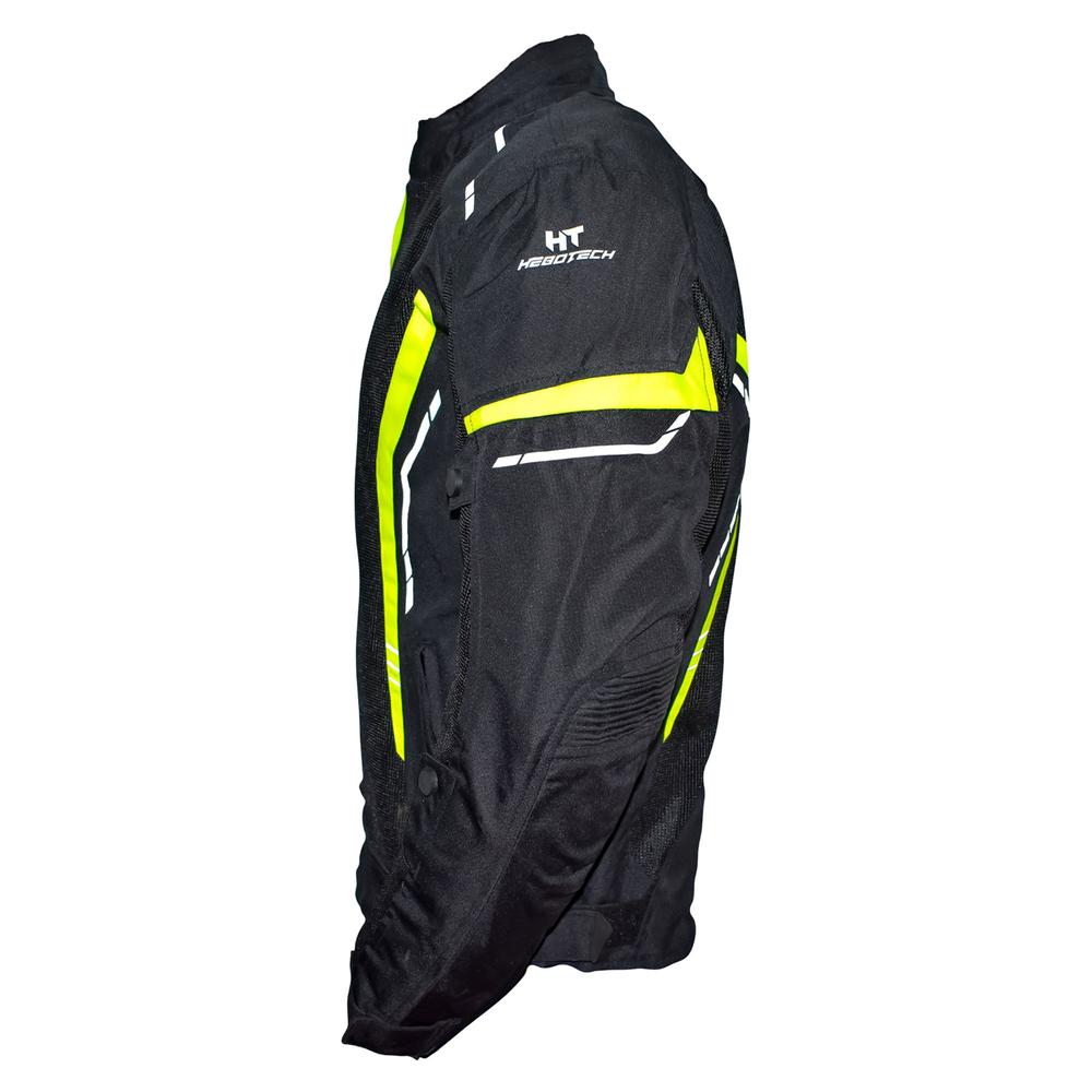 Foto 3 | Chamarra para Motociclista Hebotech Talla M Jacket Mesh Black Yellow