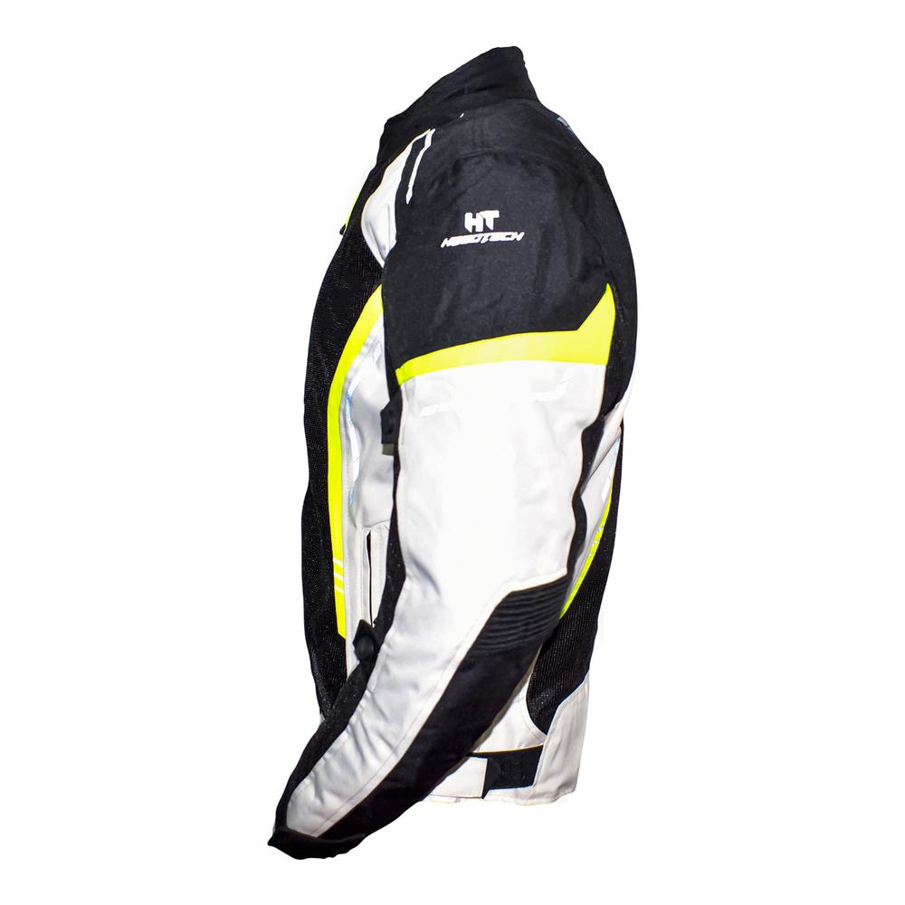 Foto 4 pulgar | Chamarra Para Motociclista Talla L Jacket Mesh Black White Hebotech