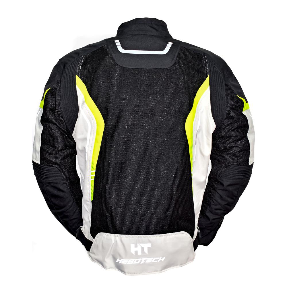 Foto 5 pulgar | Chamarra Para Motociclista Talla L Jacket Mesh Black White Hebotech