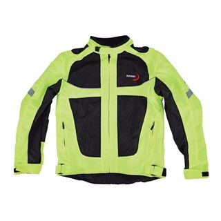 Foto 1 | Chamarra Deportiva Para Moto Rasen, Verde Fluorescente Verde