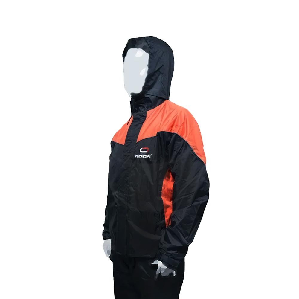 Foto 2 | Impermeable para Motociclista Roda Talla XL color Anaranjado/Negro con 2 Piezas