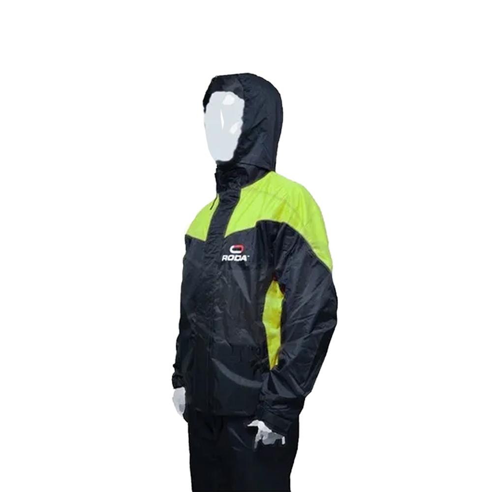 Foto 2 | Impermeable para Motociclista Roda Talla XXL color Amarillo/Negro con 2 Piezas