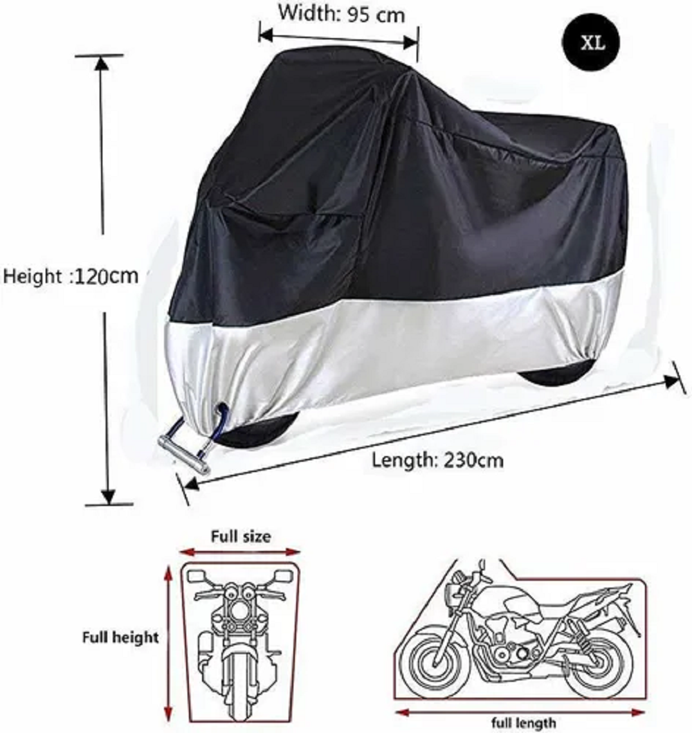 Foto 3 pulgar | Funda Impermeable para Motocicleta Talla XL