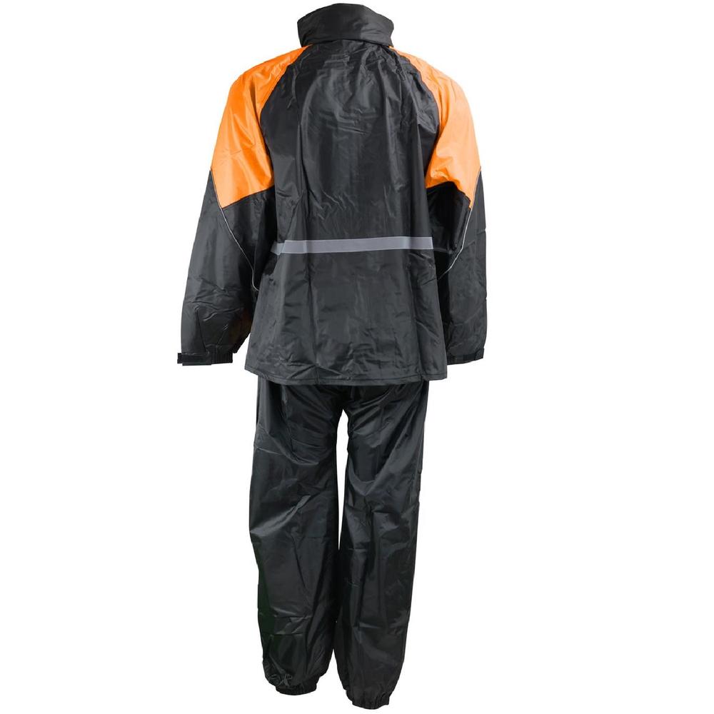 Foto 2 | Impermeable Roda Negro/Naranja 2 Piezas