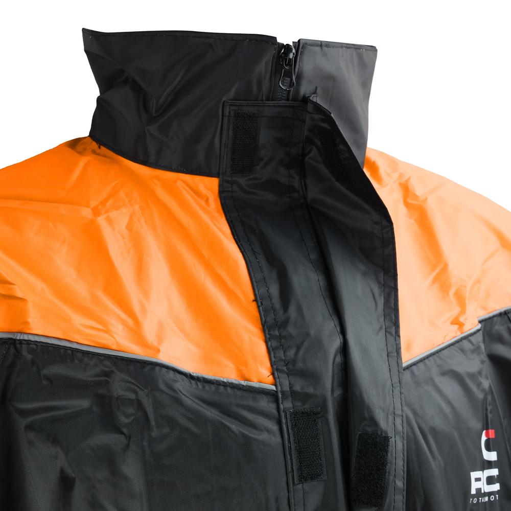 Foto 4 pulgar | Impermeable Roda Negro/Naranja 2 Piezas