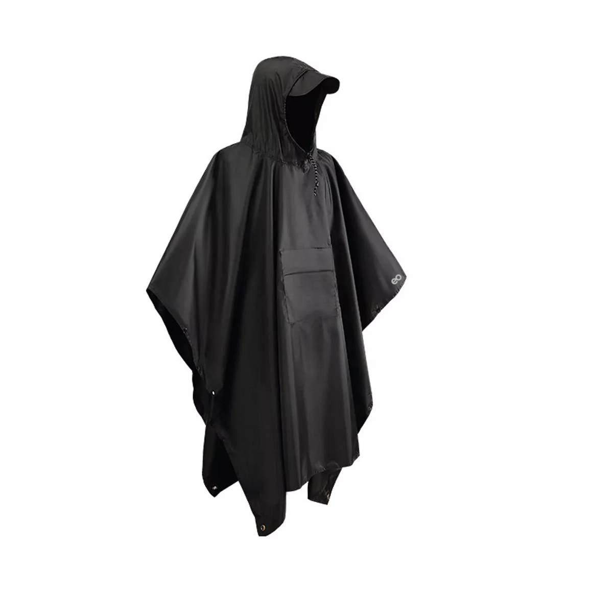 Foto 2 pulgar | Poncho De Camping Impermeable Eo Safe Imports Esi-12827 Negro