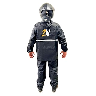 Foto 2 | Impermeable Reflejante Con Capucha Alta Gama 2w Talla L