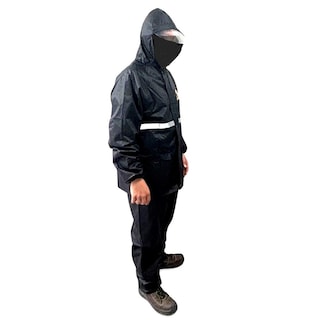 Foto 4 | Impermeable Reflejante Con Capucha Alta Gama 2w Talla L