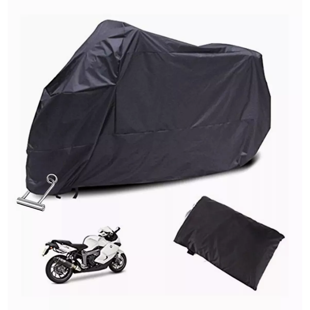 Foto 3 pulgar | Funda Para Motocicleta Impermeable Xxl, Protección Uv/lluvia Esi-6019 Negro