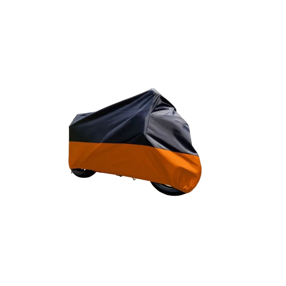 Foto 2 pulgar | Funda Para Moto Impermeable Cubierta Lona, Naranja