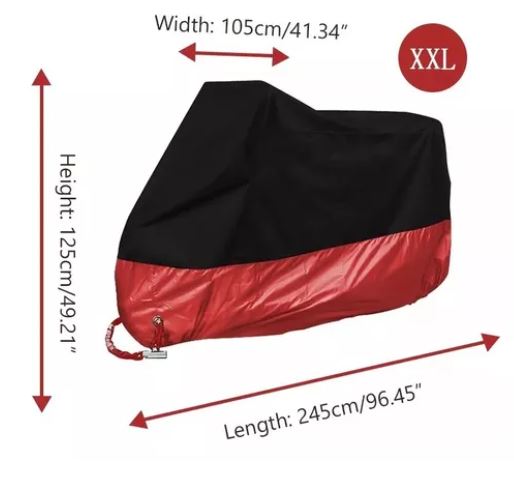 Foto 3 pulgar | Funda Impermeable Protección Solar Para Motocicleta  Xxl