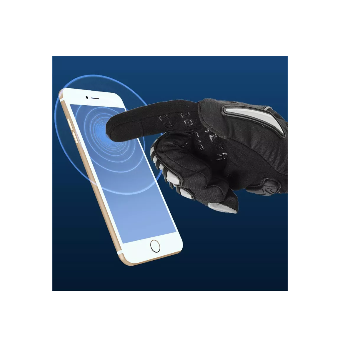 Foto 3 pulgar | Guantes De Moto Para Invierno Impermeables Térmicos Talla Xxl Eo Safe Imports Esi-16850 Negro