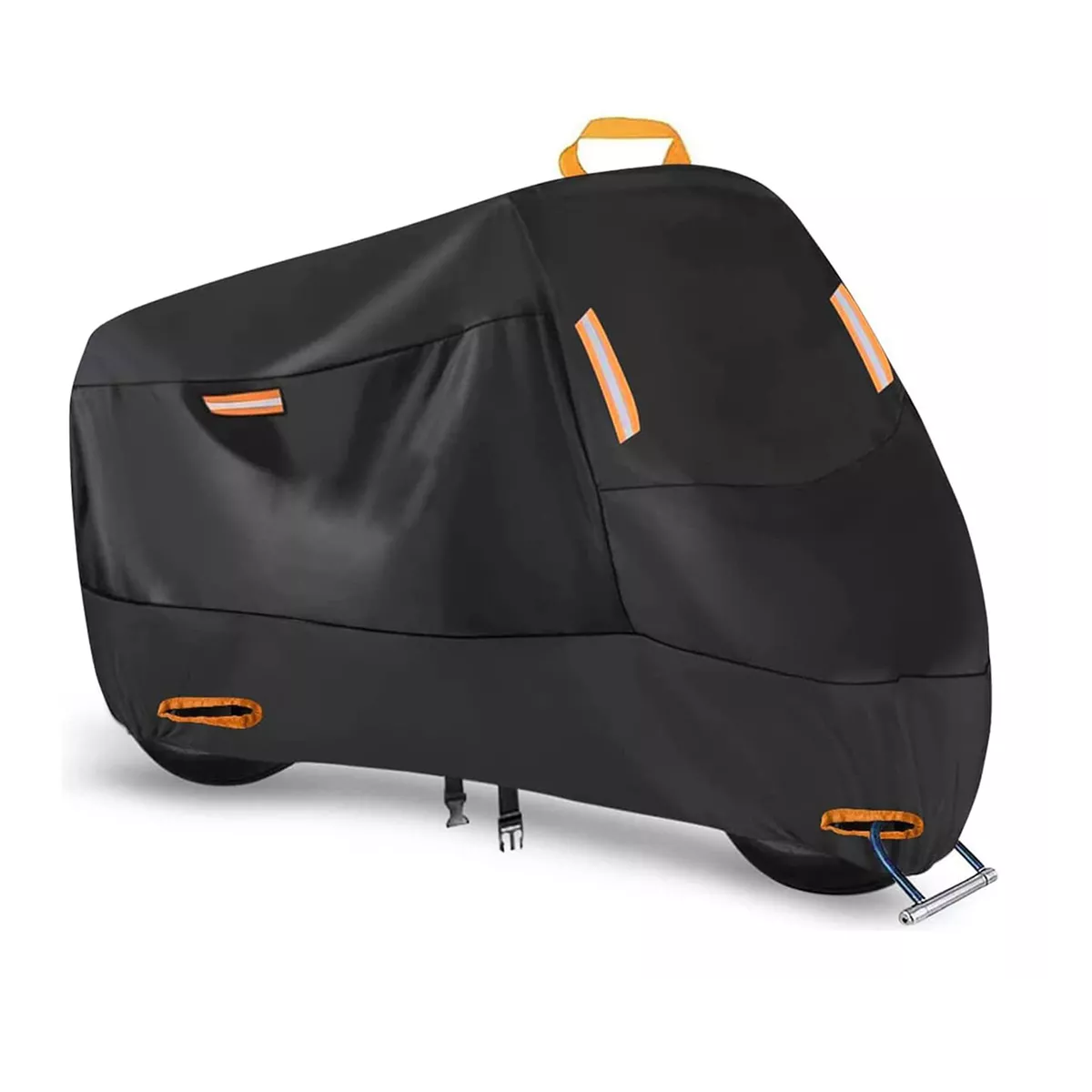 Foto 2 pulgar | Funda Motocicleta Impermeable Grueso Cubiertas Para Moto 2xl Eo Safe Imports Esi-17834 Negro