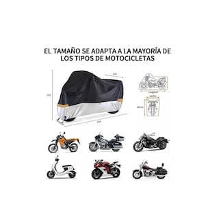 Foto 2 | Cubierta De Moto/cubierta Polvo /cubierta Lluvia Eo Safe Imports Esi-9014-1 Multicolor