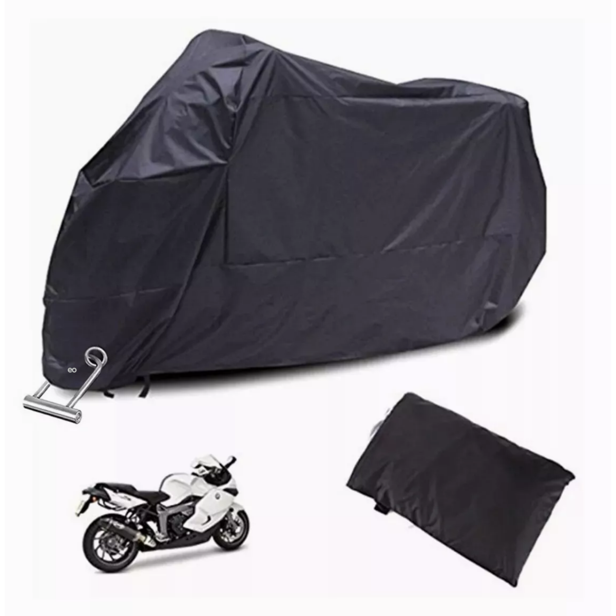 Foto 3 pulgar | Funda Para Motocicleta Impermeable Xxl, Protección Uv/lluvia Eo Safe Imports Esi-6019-1 Negro