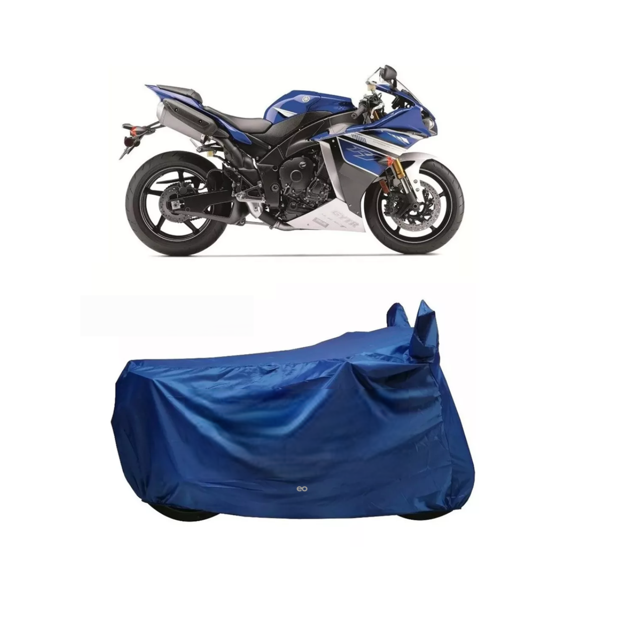 Foto 3 pulgar | Cubierta Funda Impermeable Compatible Yamaha Deportiva Eo Safe Imports Esi-13796-1 Azul