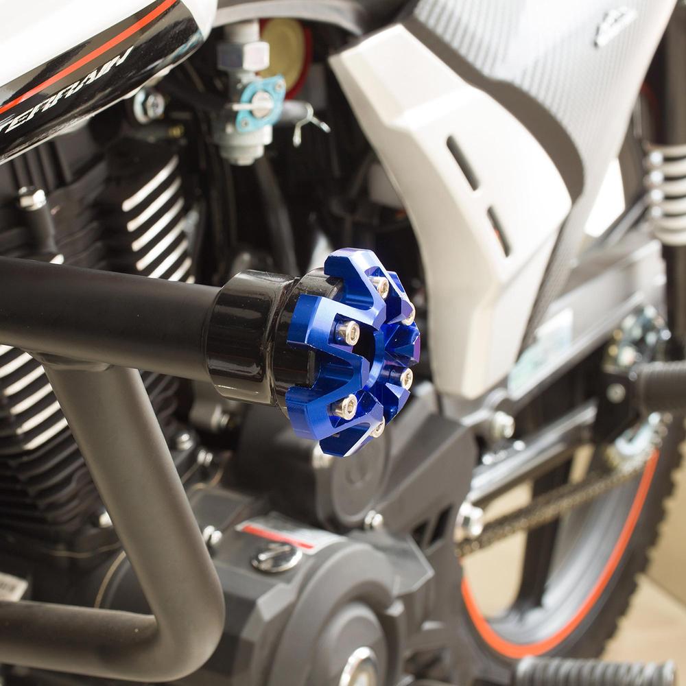 Foto 8 pulgar | Repuestos Puntas Slider Para Moto Talla G Azul Kinlley