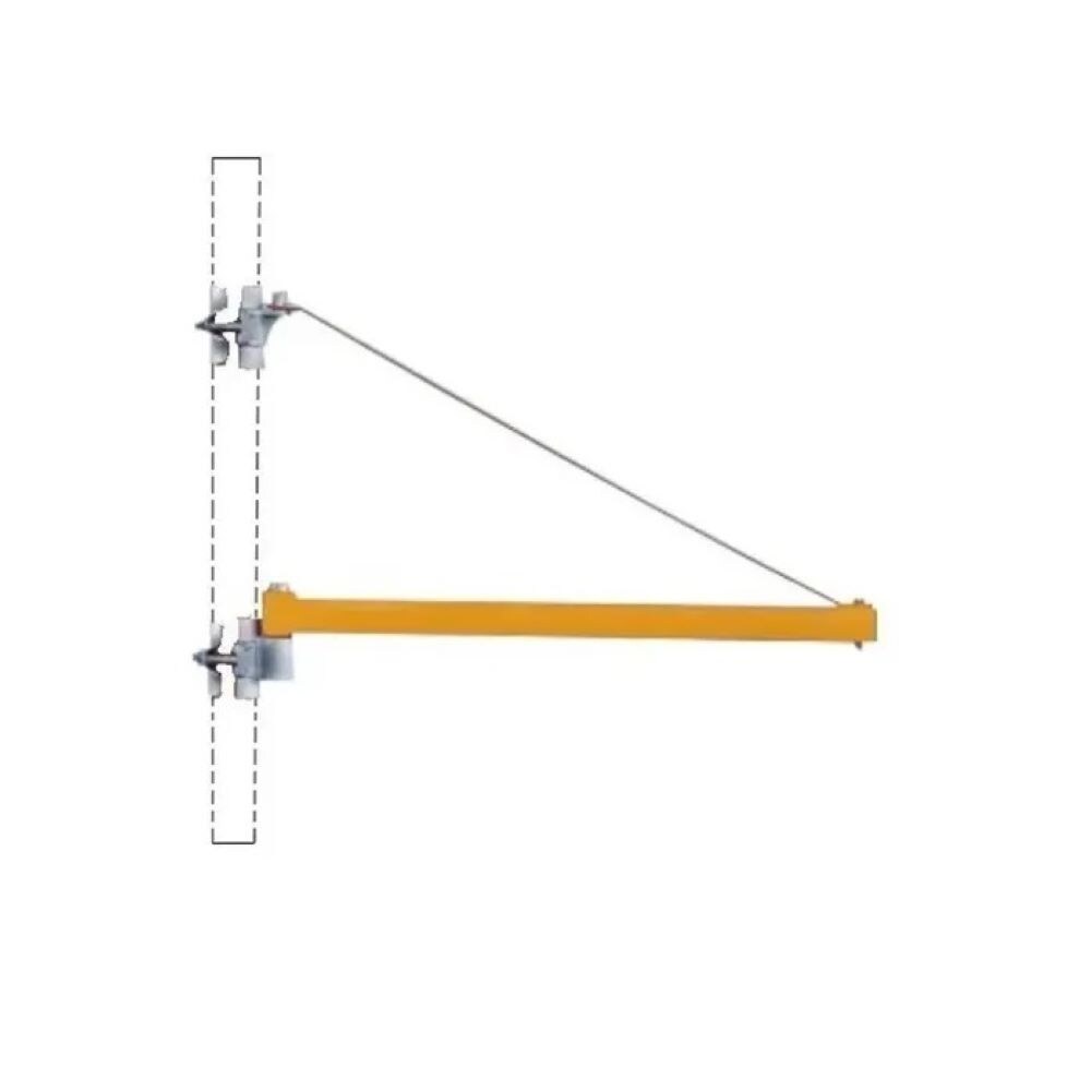 Soporte para Colocar Polipasto con Giro de 180º 1000 Kg 75 Cm $3,354