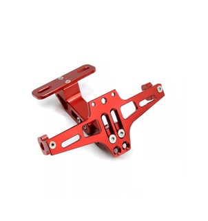 Foto 1 | Soporte de Matrícula de Motocicleta de Aleación de Aluminio Rojo