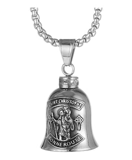 Foto 3 | Campana Biker Amuleto Guardian Bell 2 Unidades Plateado