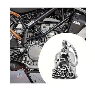 Foto 4 | Campana Biker Amuleto para Motos Guardian Bell 2 Unidades Plateadas