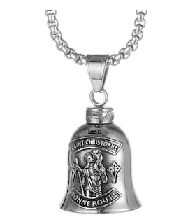 Foto 3 | Campana Biker Amuleto Para Motos Guardian Bell 2 Unid, Plateado