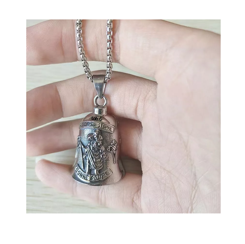 Foto 5 | Campana Biker Amuleto Para Motos Guardian Bell 2 Unid, Plateado