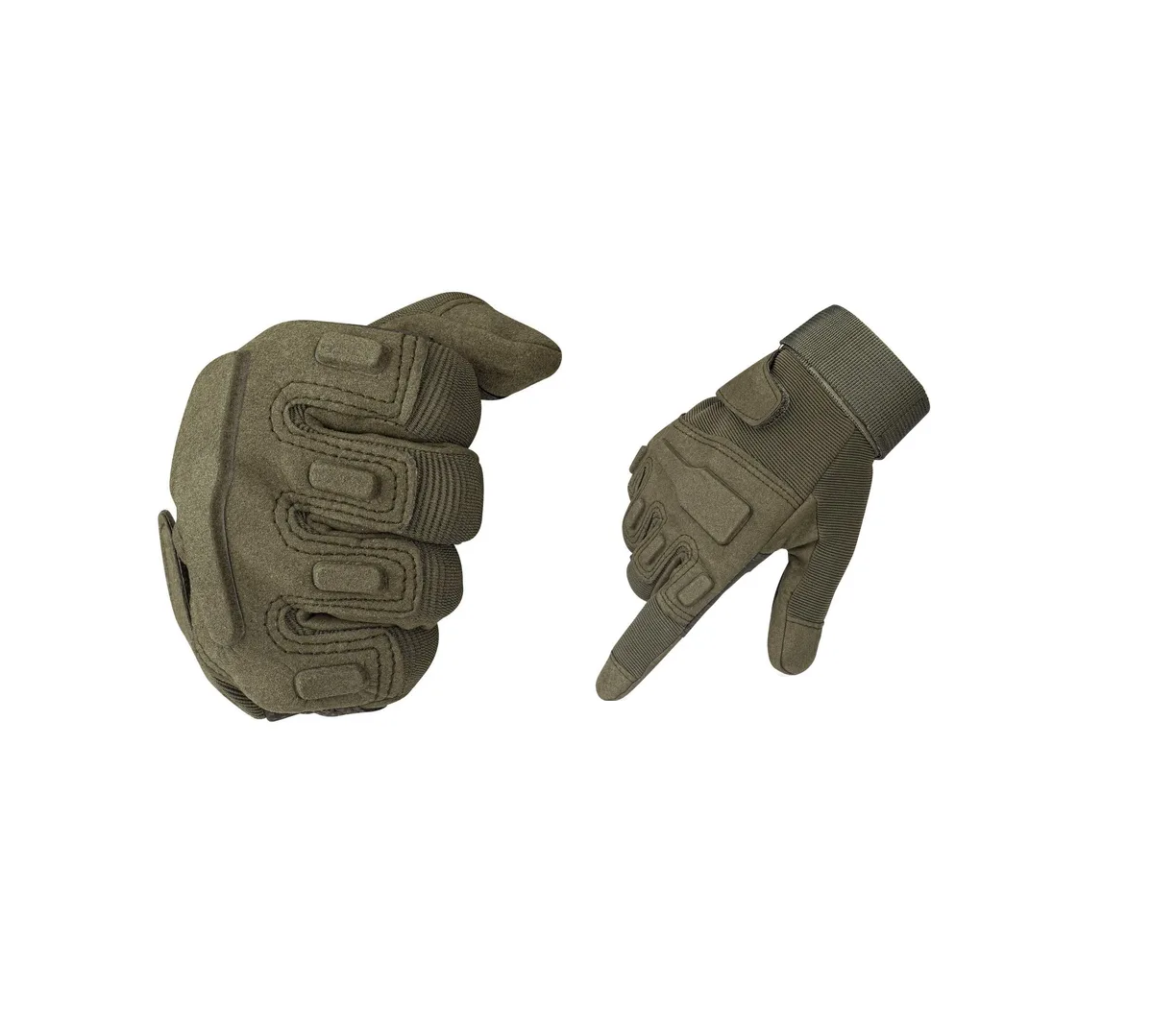 Foto 2 pulgar | Guantes Tácticos Malubero color Verde para Moto y Deportes Talla Xl