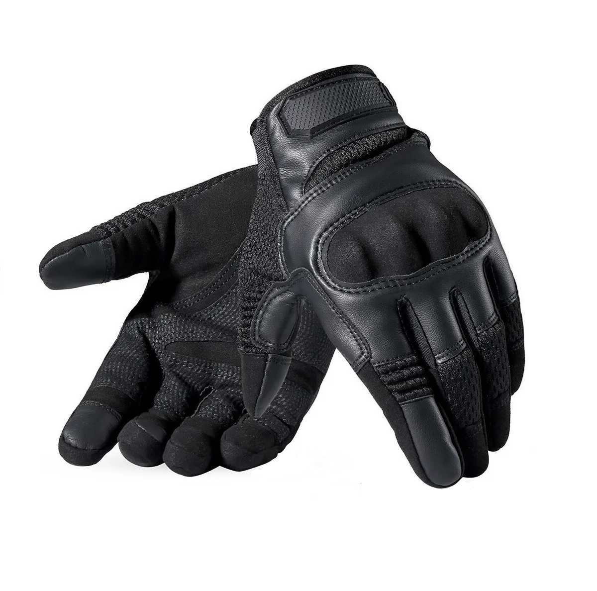 Foto 2 pulgar | Guantes de Cuero para Motociclista Malubero color Negro Talla Xl Aptos para Pantalla Táctil