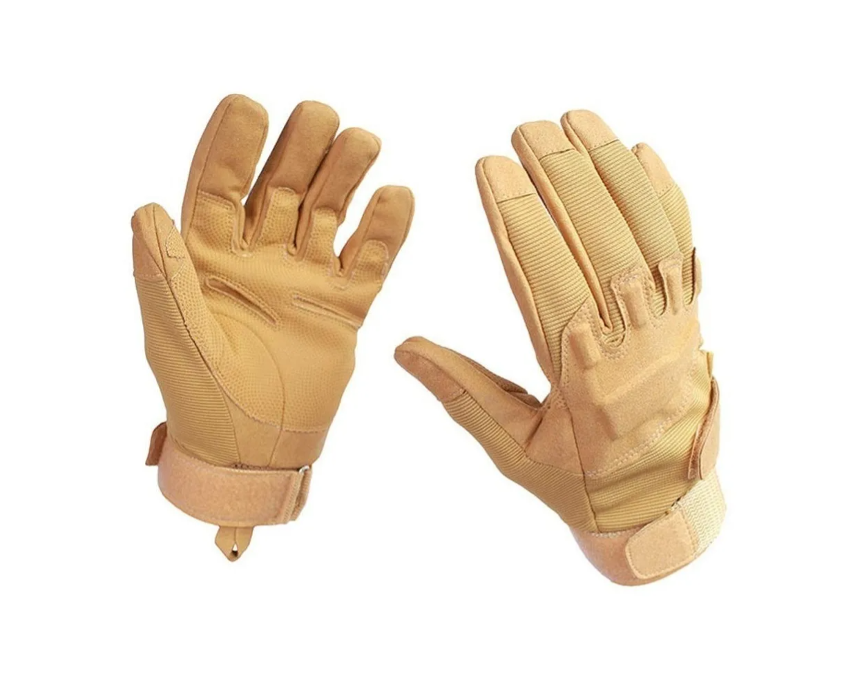 Guantes Tácticos para Moto y Deportes Marrón Talla L