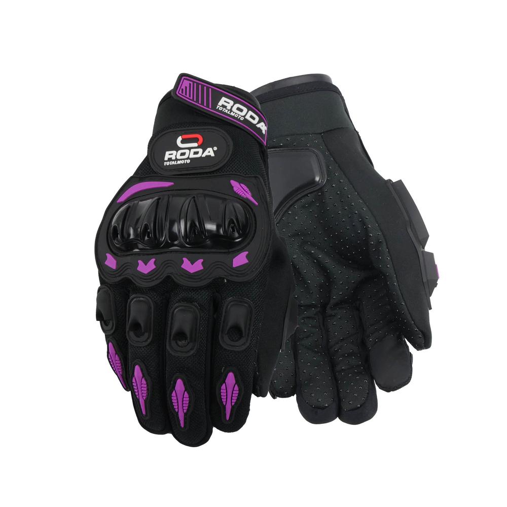 Foto 2 pulgar | Guantes Roda con Limpia Mica Morado Talla Mediano