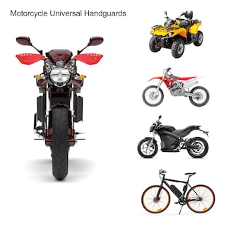 Foto 4 | Protector Manubrio Lab.g Moto Cubrepuño Universale Para Motocros Rojo
