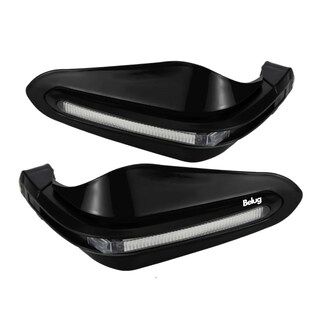 Foto 1 | Cubre Puños Moto Motocicleta Con Luz Led Universal Belug Negro Luz Blanca