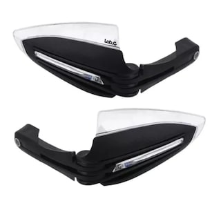 Foto 1 | Cubre Puños Moto Hand Guards Universales Luz Led Lab.g Negro Con Blanco