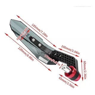 Foto 2 | Par Cubre Puños Moto Guardamanos 22mm Universal Eo Safe Imports Esi-20937 Rojo