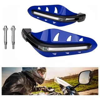 Foto 3 | Cubre Puños Universal Motocicleta Con Luz Led Blanco Eo Safe Imports Esi-20934 Azul