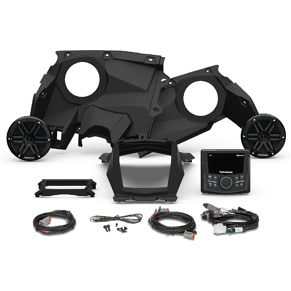 Kit de Altavoces Estéreo y Frontales Rockford Fosgate X317-stg1 para Modelos Seleccionados Can-am Maverick X3 (2017-20