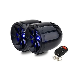 Foto 1 | Bocinas Kinlley Negras con Alarma NE MP3/FM MT483