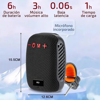 Foto 3 | Bocina Para Moto Bluetooth Portátil 8w Resistente Al Agua Eo Safe Imports Esi-20002 Negro