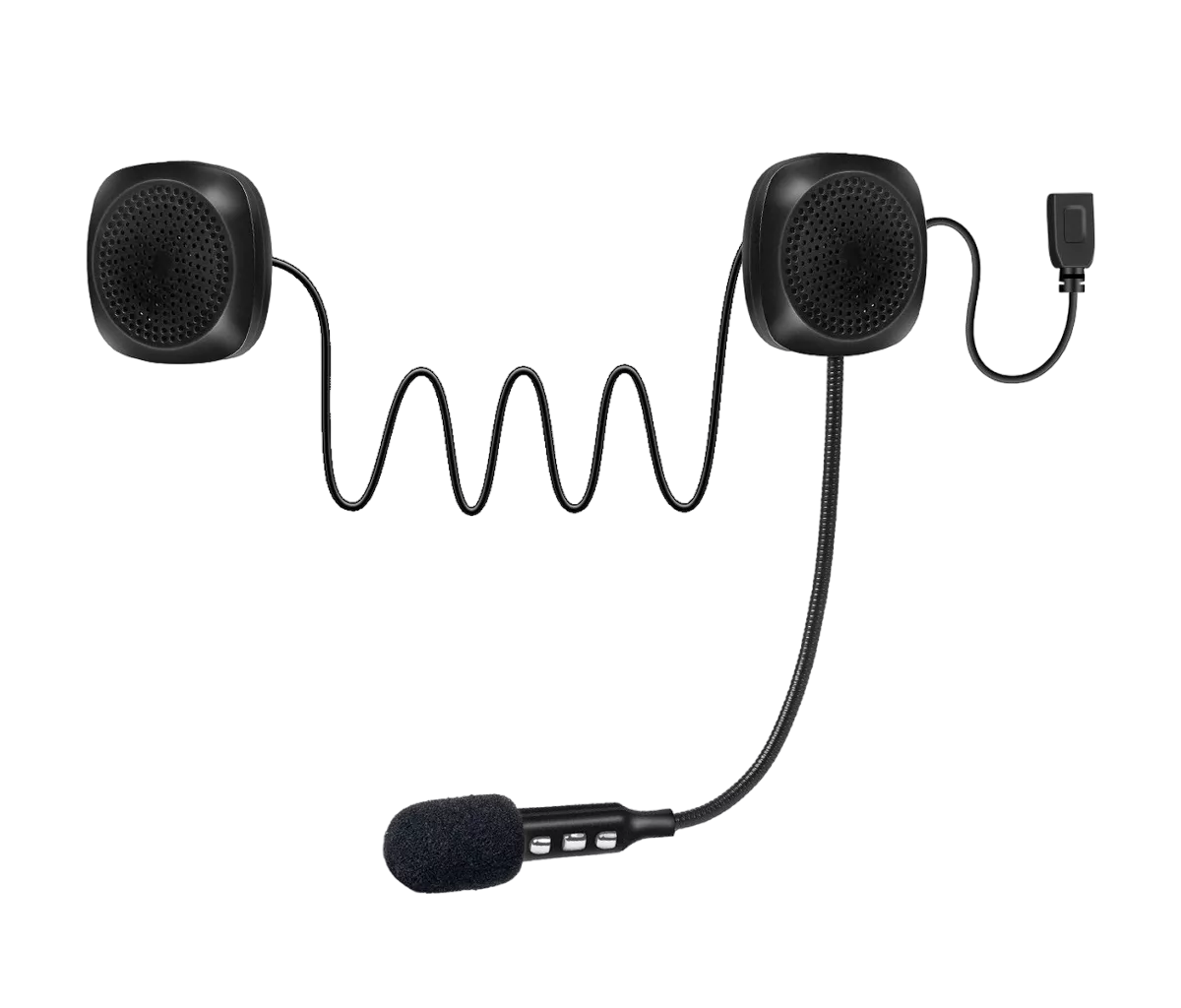 Foto 2 pulgar | Auriculares Bluetooth 4.2 Cool para Casco con Micrófono Negro