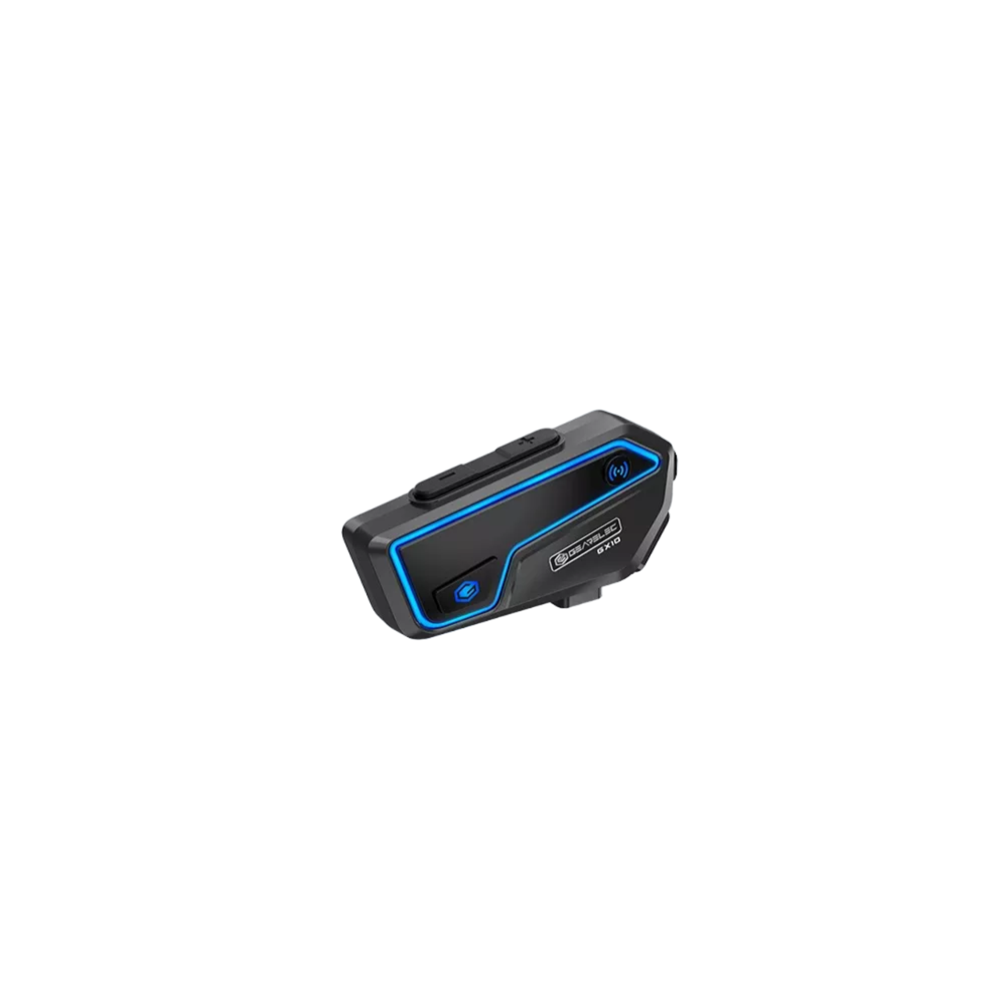 Intercomunicador para Casco Bluethooth 5.2  Fm 2000m Ip67 Negro