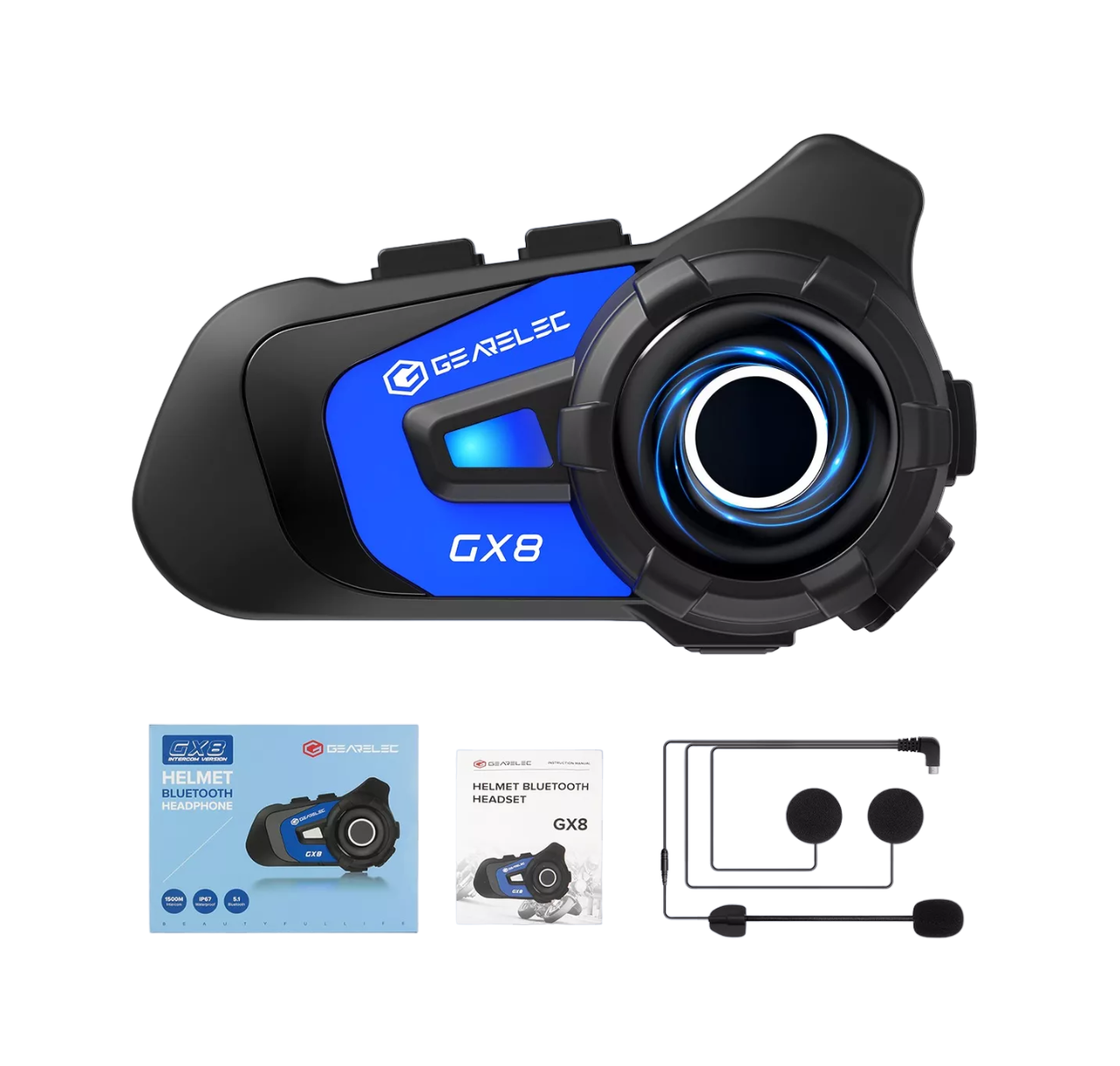 Intercomunicador para Motocicleta Gearelec Bluetooth