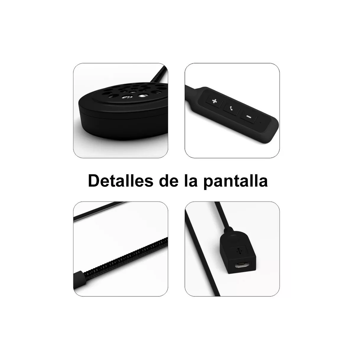 Foto 4 pulgar | Auriculares Bluetooth con Micrófono para Casco de Motocicleta  Eo Safe Imports Esi-12955 Negro