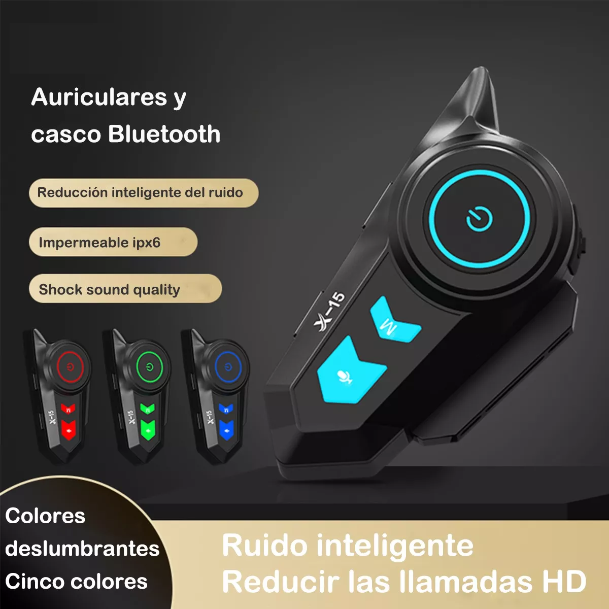 Foto 3 pulgar | Audífonos para Casco Eo Safe Imports Esi-13384 con Bluetooth