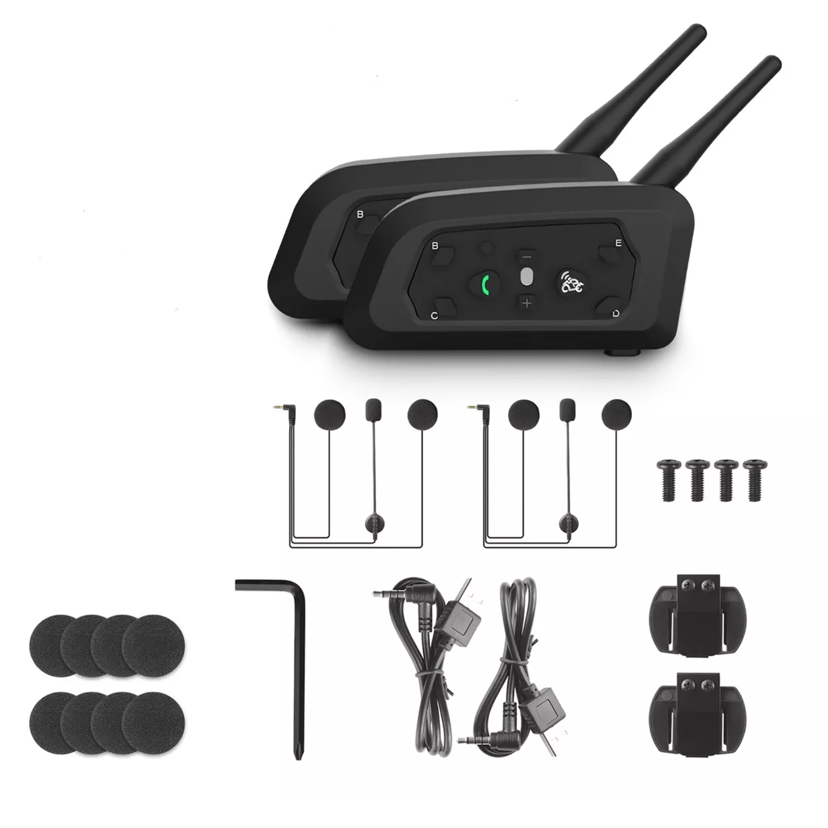 Intercomunicador para Casco Eo Safe Imports Esi-13383 2 Piezas