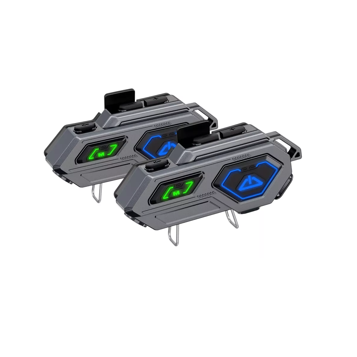 Foto 2 pulgar | Audífonos Para Casco De Motos Bluetooth Intercomunicador 2pc Eo Safe Imports Esi-16815 Gris
