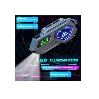 Foto 2 | Audífonos Para Casco De Motos Bluetooth Intercomunicador 2pc Eo Safe Imports Esi-16815 Gris