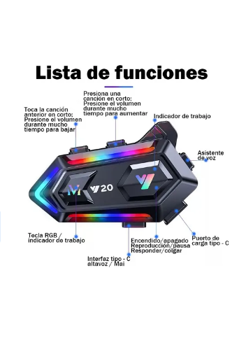 Foto 5 pulgar | Audífonos Para Casco