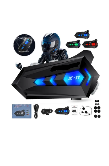 Foto 1 | Audífonos Para Casco De Motos Bluetooth